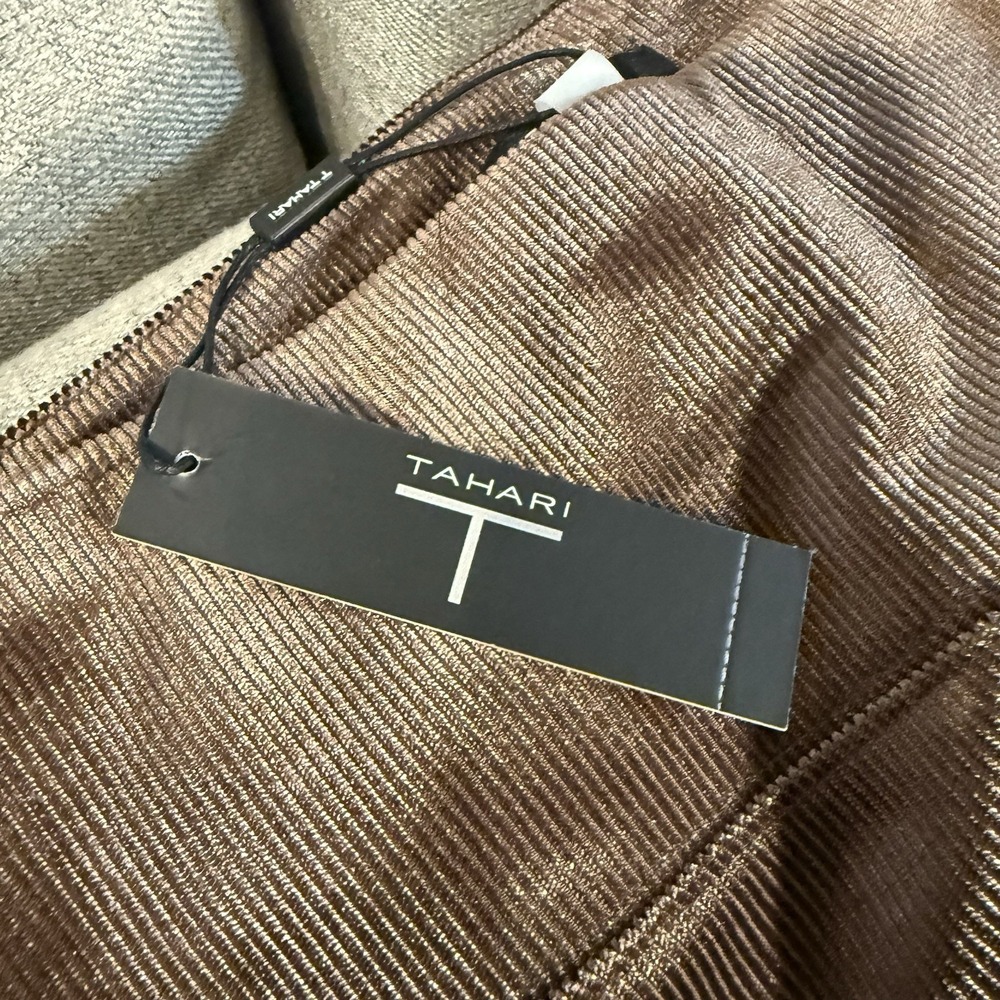 T Tahari Velour‎ Leggings Womens M Brown Pull On Stretch Lounge - Picture 7 of 12